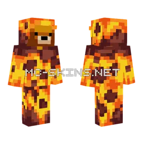 Deathrun Lava Bear Onesie Minecraft skin