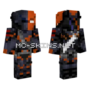 Deathstroke Outfit Minecraft skin