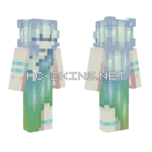Deep Sea Girl Minecraft skin