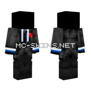 Defective Blue Suit Template Minecraft skin