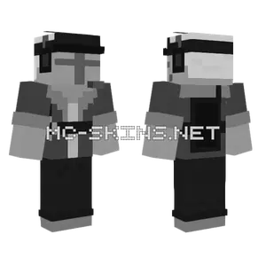 Deimos Grey Suit Minecraft skin