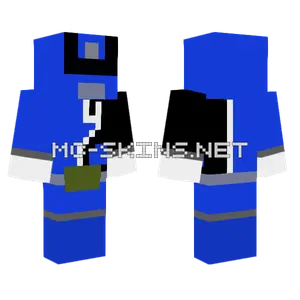 Deka Blue Outer Layer Minecraft skin