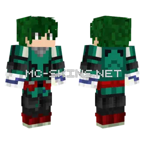 Deku Izuku Midoriya Minecraft skin