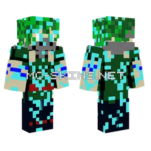 Deku OFA Bakugou Minecraft skin