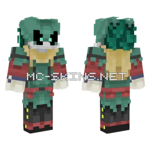 Deku Villain Minecraft skin