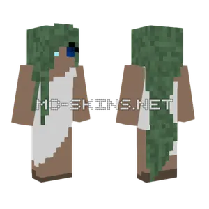 Demi The Zombie Girl Minecraft skin
