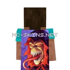 Demogoblin cape, outside and lining