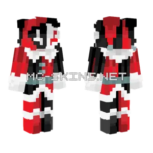 Demon Jester Minecraft skin
