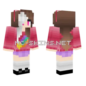 Demon Mabeline Minecraft skin