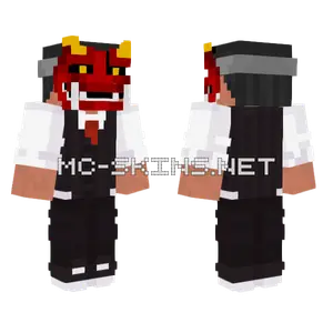 Demon Mask Suit Minecraft skin