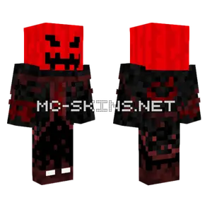 Demon Pumpkin Of Hell Minecraft skin