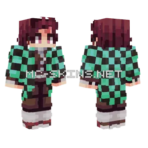 Demon Slayer Minecraft skin