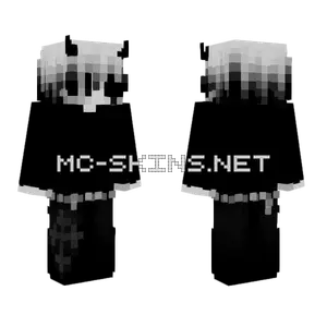 Demonic Black Skin Minecraft skin
