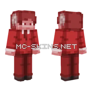 Demonic Red Suit Minecraft skin