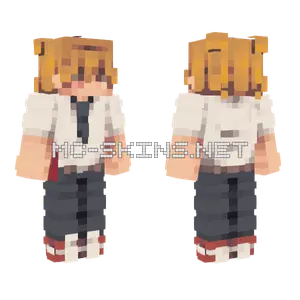Denji Clean Minecraft skin
