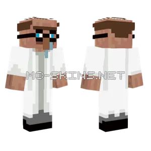 Derp Scientist Minecraft skin