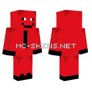 Derpy All Red Minecraft skin