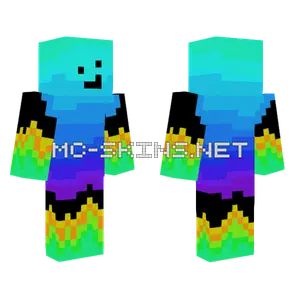 Derpy Blue Blob Minecraft skin