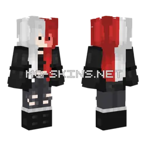 Derpyish Girl Button Eyes Minecraft skin