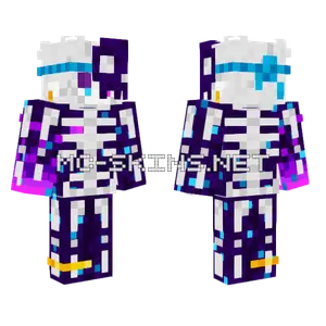 Destri Esqueleto RGB Minecraft skin
