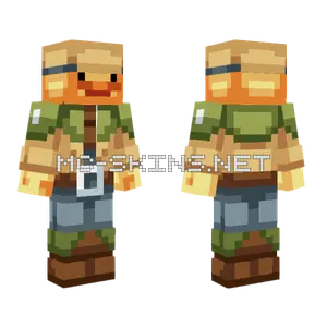 Detective Duck Hive Style Minecraft skin