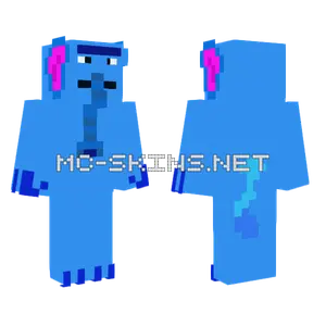 Develfend Blue Minecraft skin
