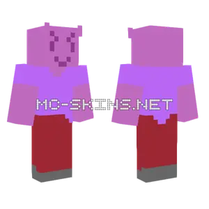 Devil Emoji Minecraft skin