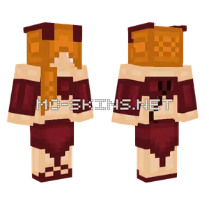 Devil Girlreadingraid Minecraft skin