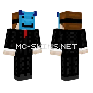 Devil Masked Man Suit Minecraft skin