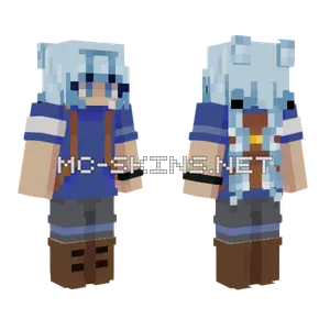 Dian Blue Outfit Minecraft skin