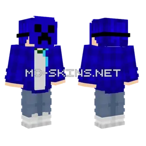 Dimien Blue Outfit Minecraft skin