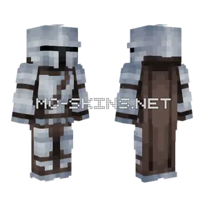 Din Djarin The Mandalorian Minecraft skin