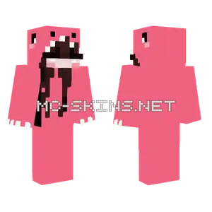 Dino Girl Minecraft skin