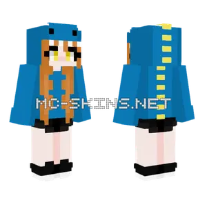 Dinosaur Girl Minecraft skin