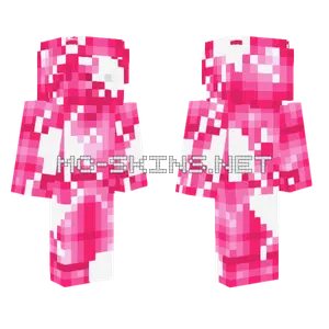 Disappearing Rose Steve Minecraft skin