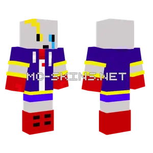 Disbelief Papyrus Phase 1 Minecraft skin