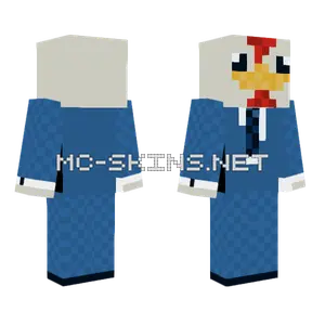 Disco Chicken Minecraft skin