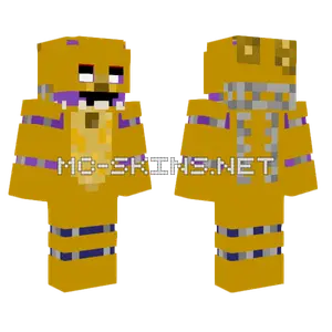Disfraz De Springtrap Minecraft skin