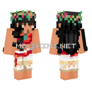 Disney Moana Minecraft skin