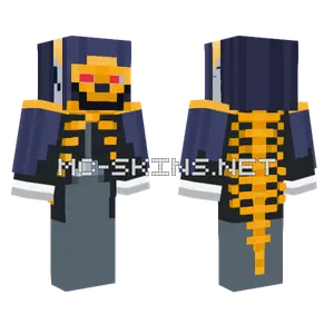 Dnd Vampire Necromancer Wizard Male Minecraft skin