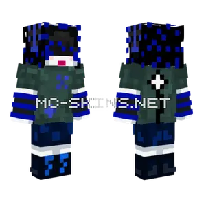 Dnnylol Blue Outfit Minecraft skin