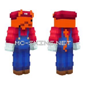 Do The Mario Minecraft skin