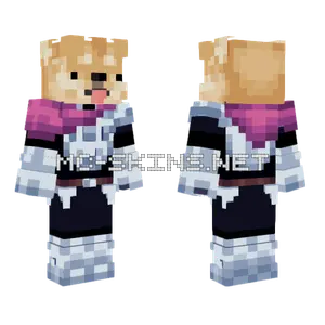 Dog Deltarune Kriss Minecraft skin