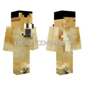 Doge Dog Skin Minecraft skin