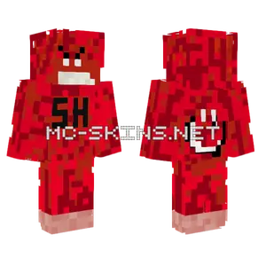 Dominoking Angry Red Minecraft skin