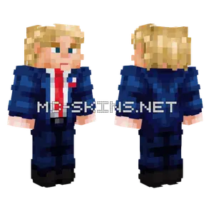 Donald Trump Minecraft skin