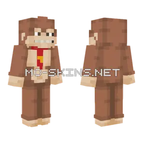 Donkey Kong Minecraft skin
