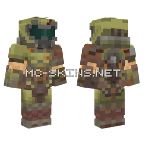 Doom Slayer Minecraft skin