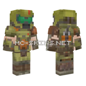 Doom Slayer Minecraft skin