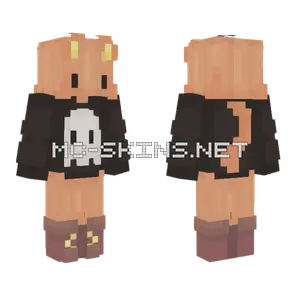 Dos The Pumpkin Cat Minecraft skin
